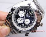 Breitling B01 Chronomat Replica Breitling Chronometre Certifie Stainless Steel Black Dial Quartz Watch